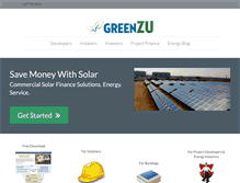 Tablet Screenshot of greenzu.com